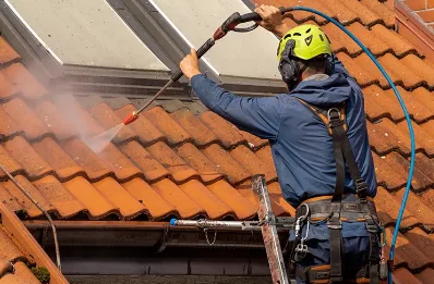 Démoussage et hydrofuge de toiture à Vibersviller